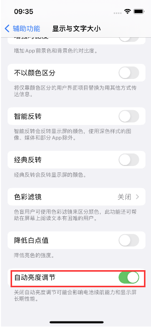 广饶苹果15维修店分享iPhone 15 Pro系列屏幕亮度 