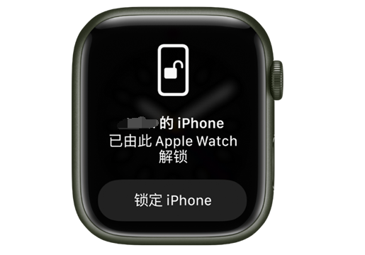 广饶苹果手机维修分享用 AppleWatch 解锁配备面容 ID 的 iPhone方法 